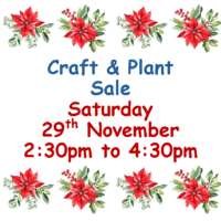 Craft & Plant Sale – 29th November @ 2.30 pm - St Pauls Maidstone